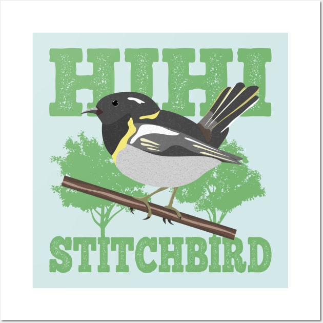 Hihi Stitchbird Wall Art by mailboxdisco